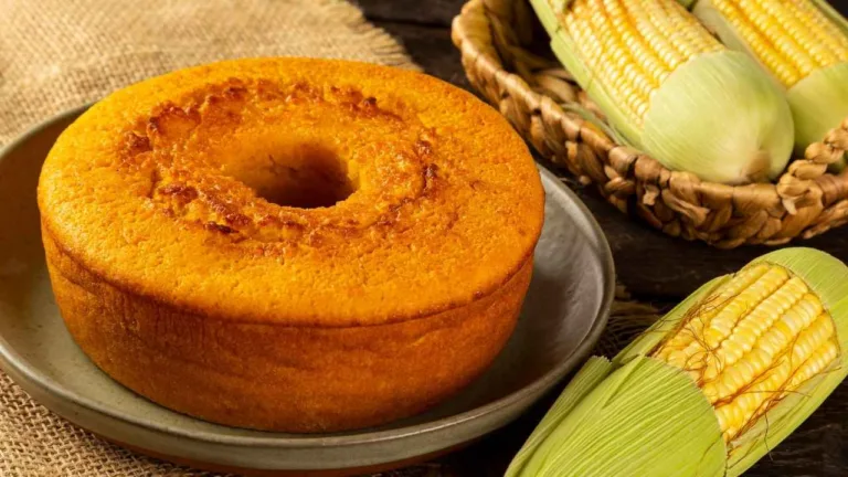 Imagem da Receita de Bolo de Milho Sem Farinha de Trigo e Sem Leite