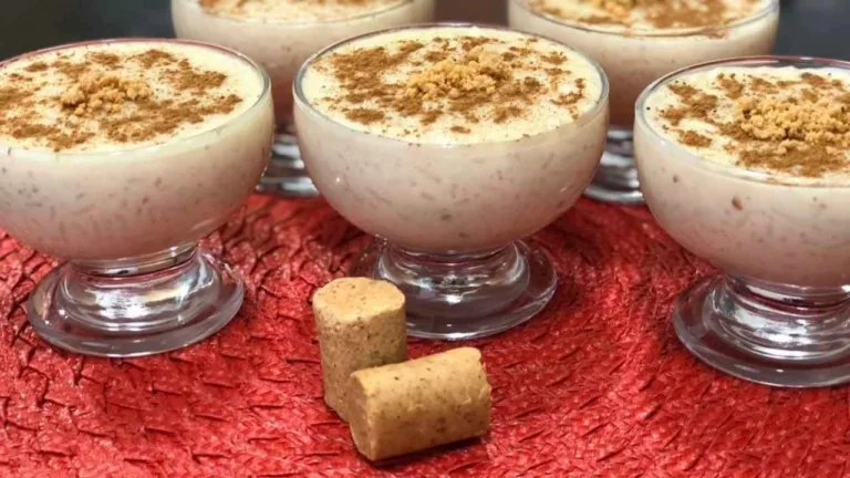 Imagem da Receita de Arroz Doce Fit com Paçoquinha