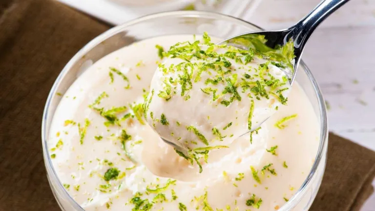 Imagem da Receita mousse de limão fit sobremesa sem açúcar