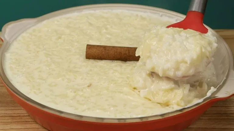 Imagem da Receita de Arroz Doce Cremoso Sem Leite Condensado
