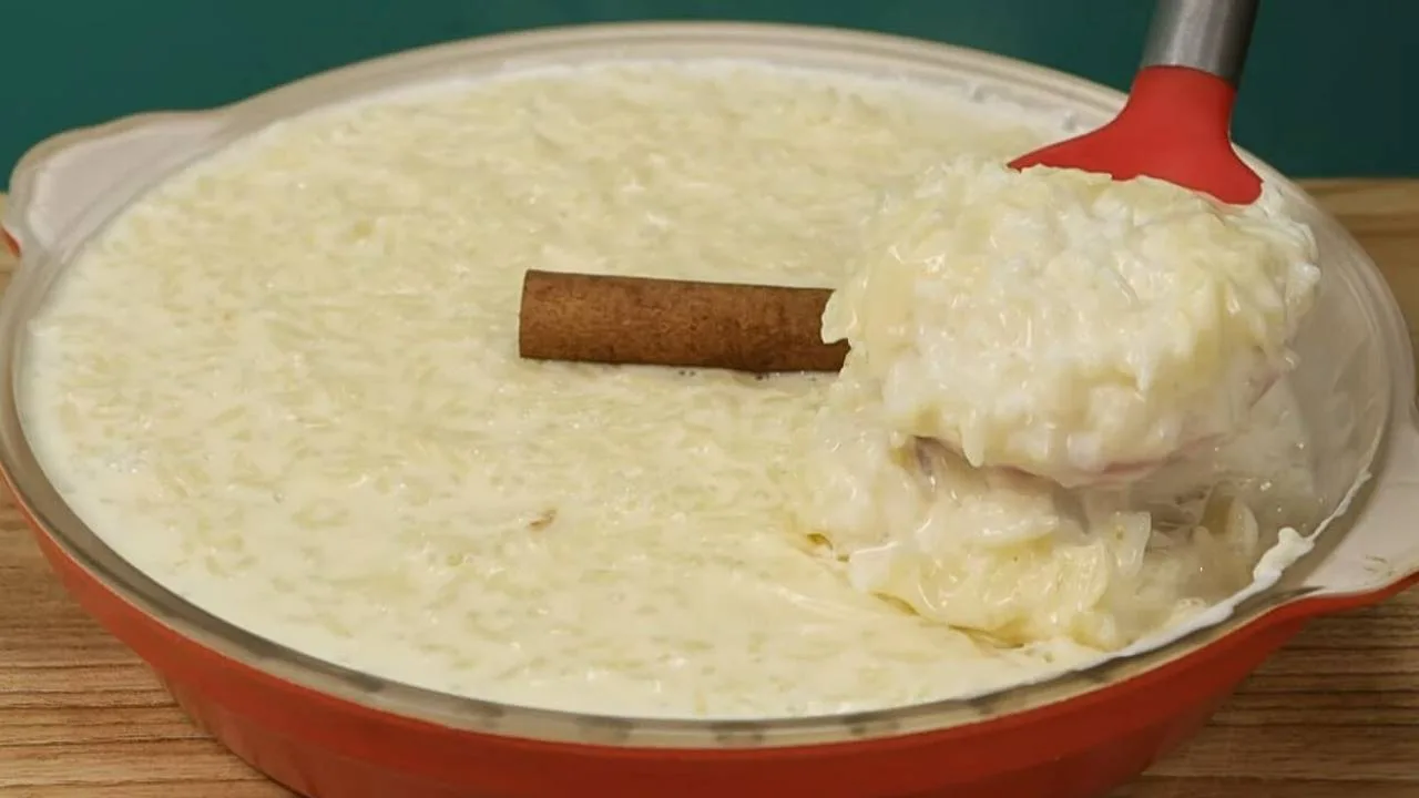 Imagem da Receita de Arroz Doce Cremoso Sem Leite Condensado