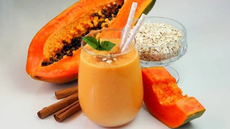 Imagem da Receita de Batida de Mamão com Aveia