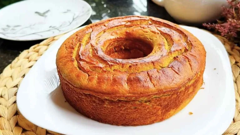 Imagem da Receita de Bolo de Banana Sem Açúcar com Farinha de Trigo.