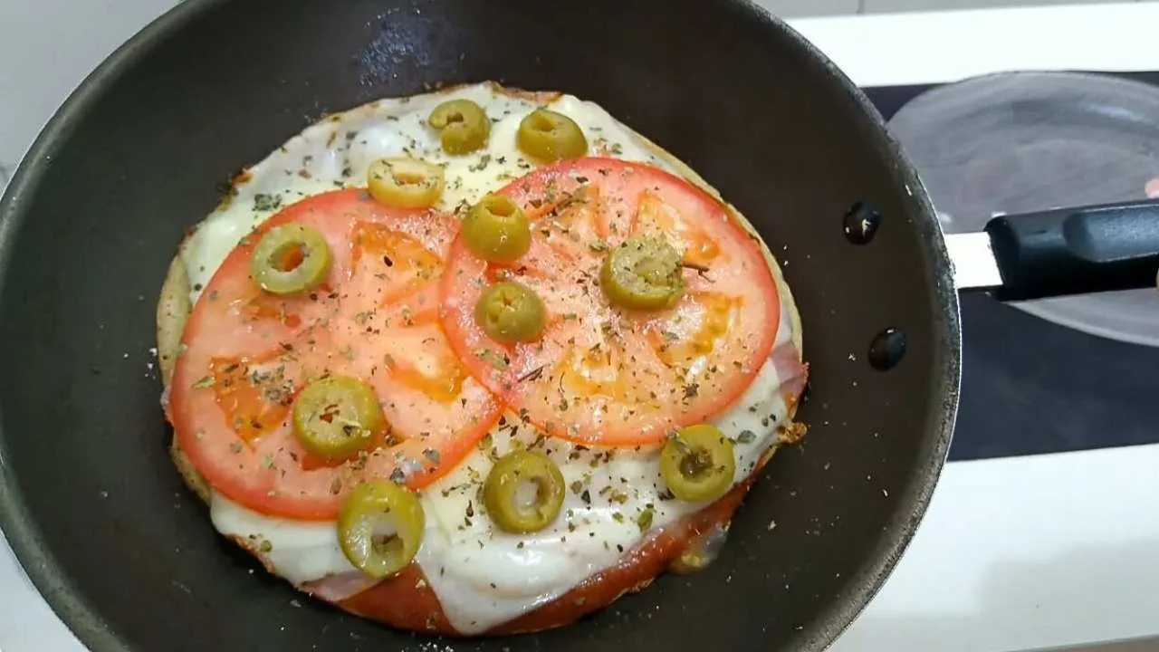 Imagem da Receita de Pizza de Farinha de Amêndoas.