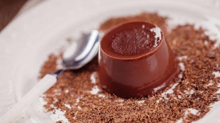 Imagem da Receita de Pudim Proteico de Chocolate