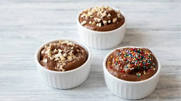 Imagem da Receita de Sorvete Caseiro de Banana com Cacau / Doces Fitness Fáceis