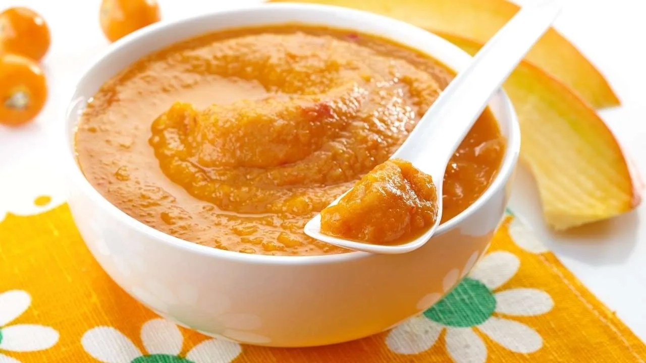 Imagem de receitas de papinhas salgadas de bebê