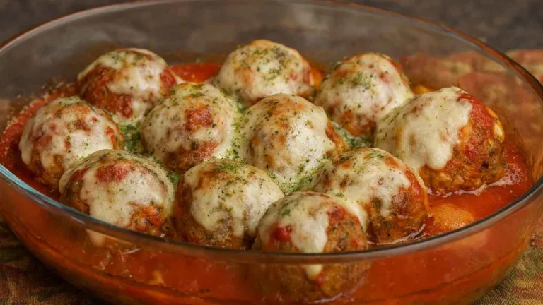 Imagem da Receita de Almôndega de Berinjela à Parmegiana.