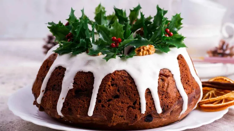 Imagem da Receita de Bolo de Natal Sem Glúten e Sem Lactose.