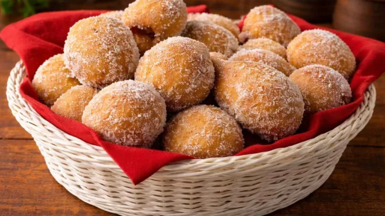 Imagem da Receita de Bolinho de Chuva Tradicional Simples com Água.