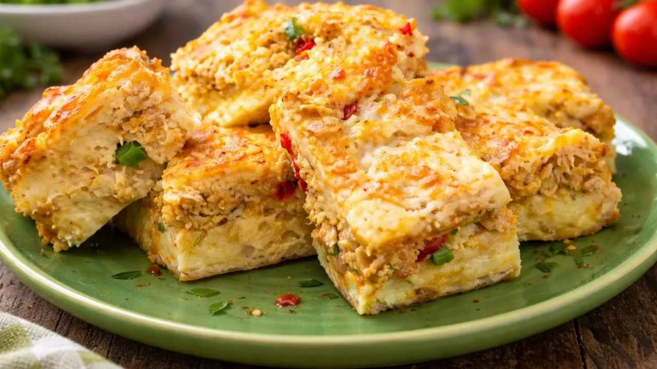 Imagem da Receita de Torta Salgada Sem Farinha de Trigo e Sem Leite.