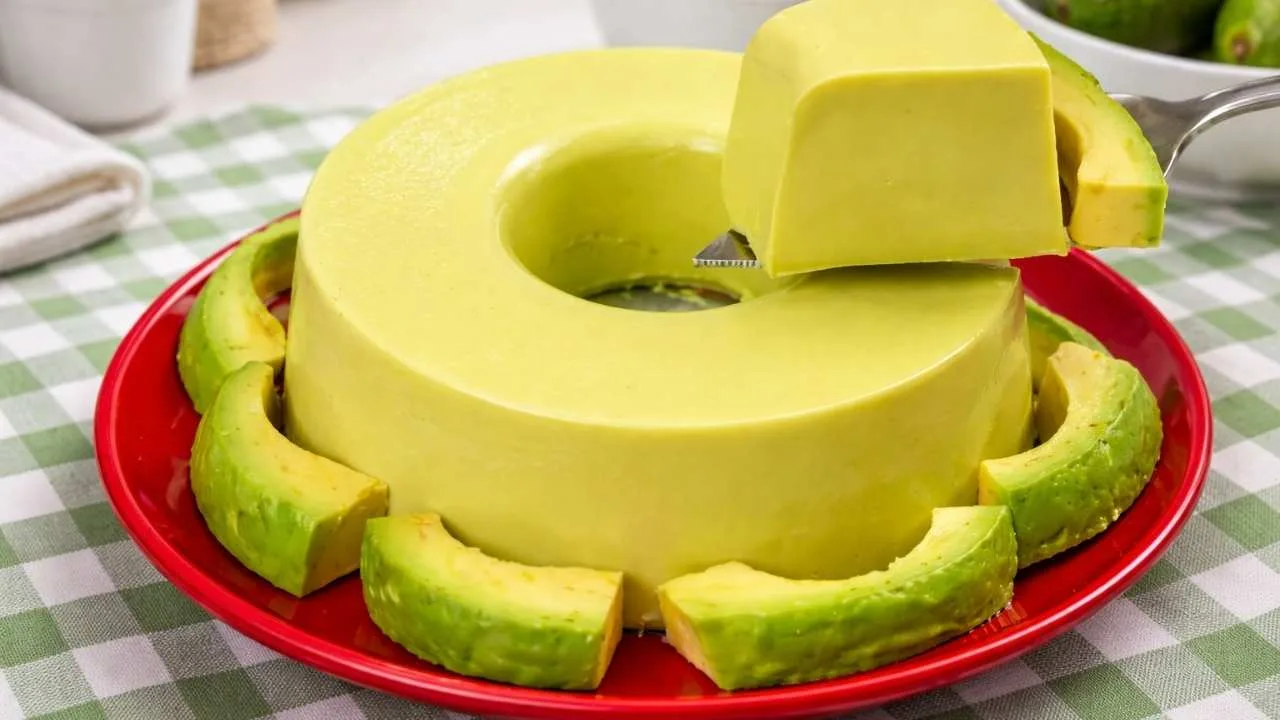 Imagem da Receita de Pudim de Abacate com Leite em Pó.