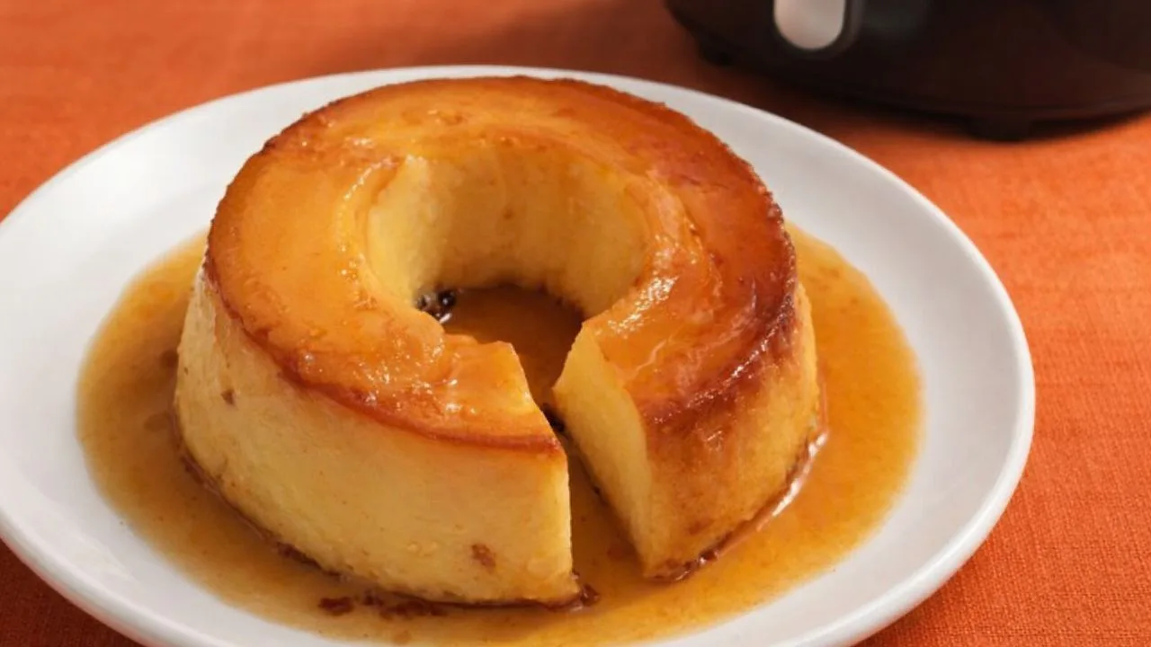 Imagem da Receita de Pudim na Airfryer Sem Leite Condensado.