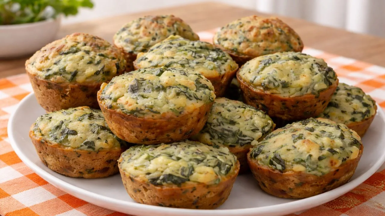 Imagem da Receita de Bolinho de Espinafre.