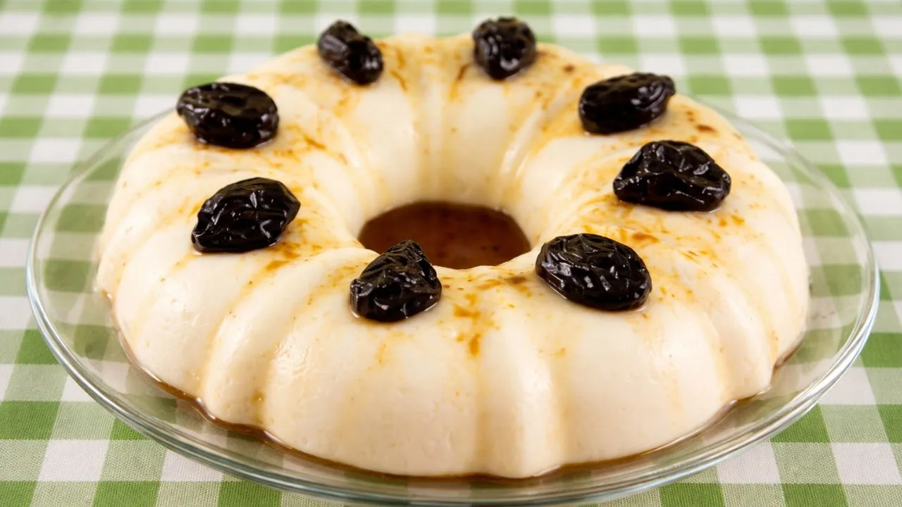 Imagem da Receita de Manjar de Coco Vegano.