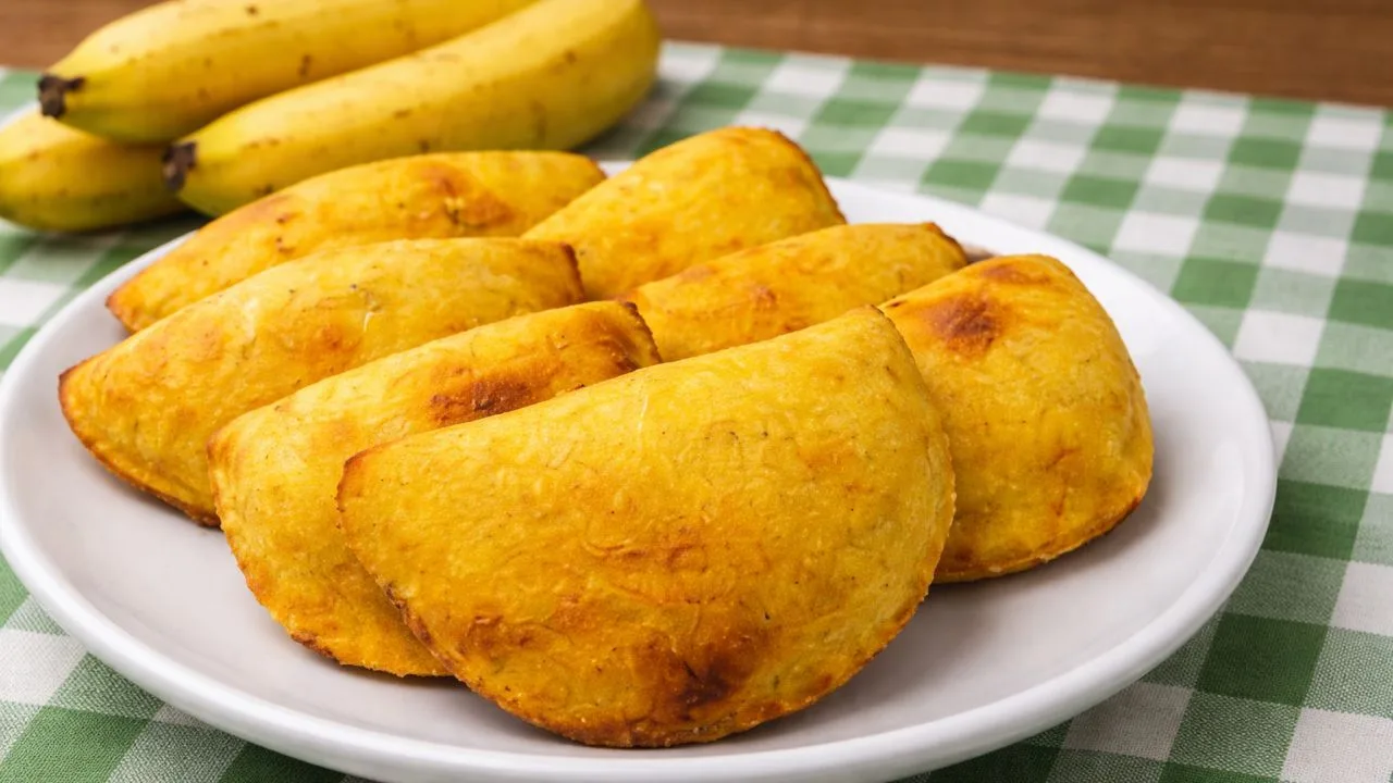 Imagem da Receita de Pastelzinho de Banana Sem Glúten.