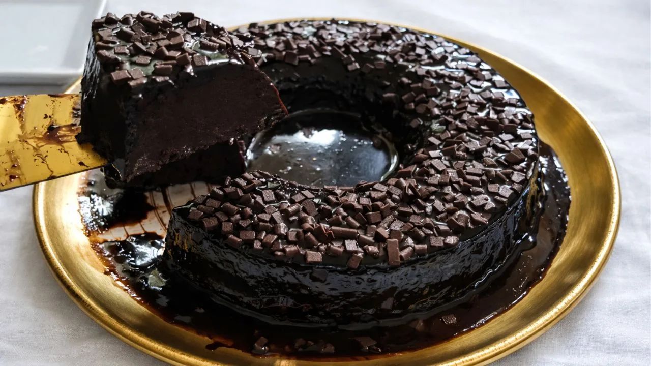 Imagem da Receita de Pudim de Chocolate Sem Leite Condensado.