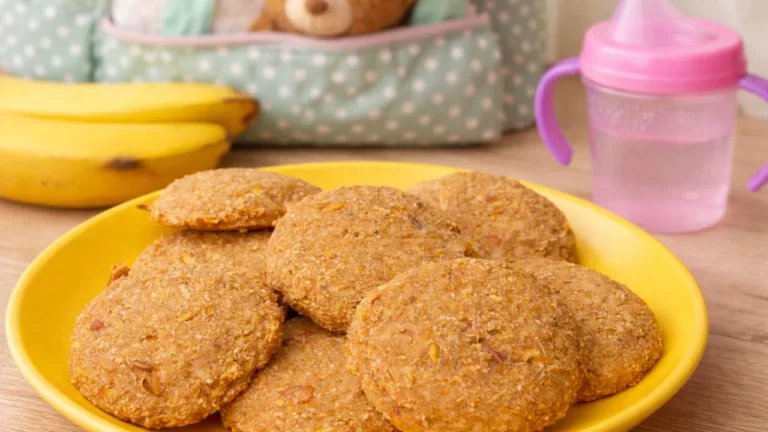Imagem da Receita de Biscoitinho de Banana para Bebê - Sem Açúcar.