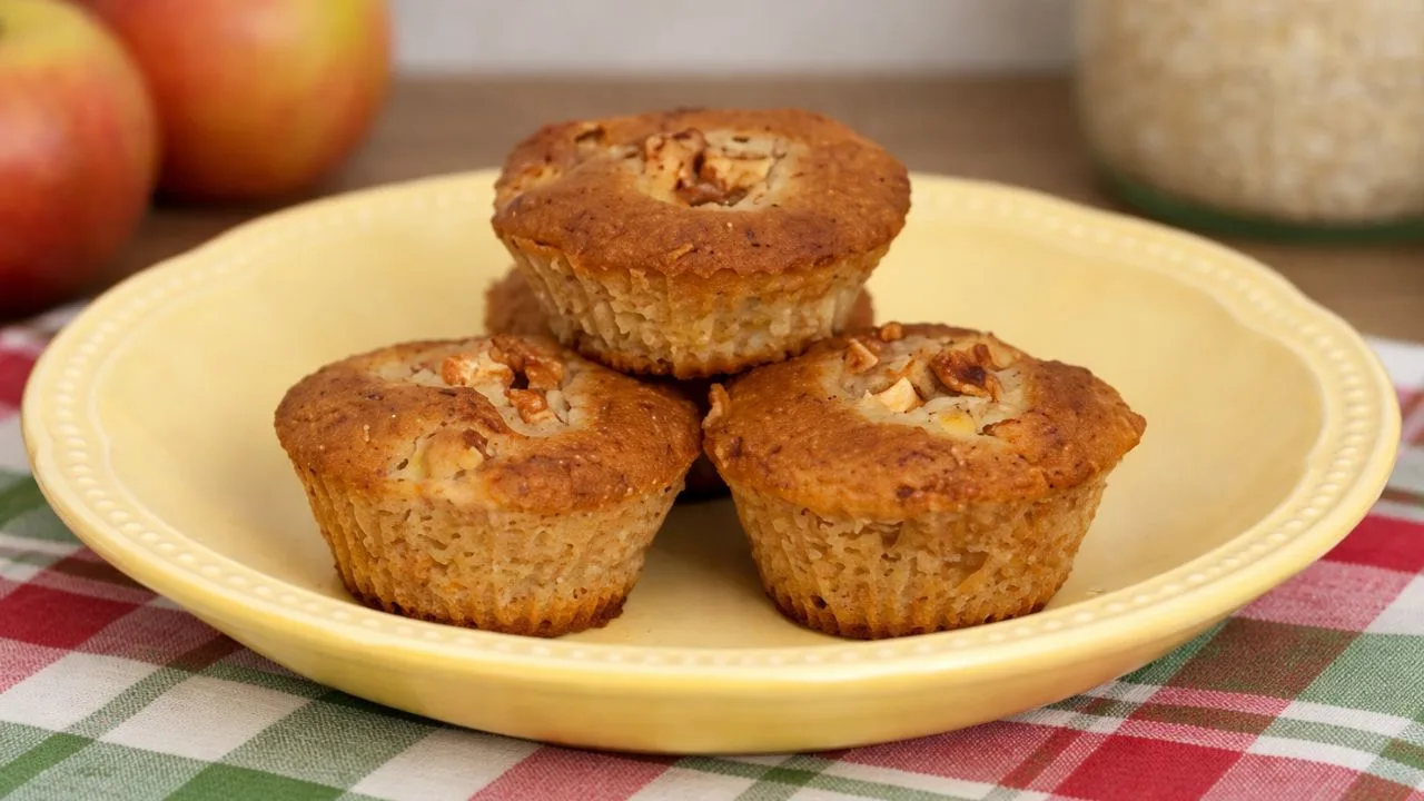 Imagem da Receita de Bolinho de Maçã para Bebê.