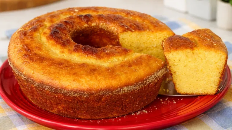 Imagem da Receita de Bolo de Milho Sem Óleo, Sem Manteiga e Sem Trigo.