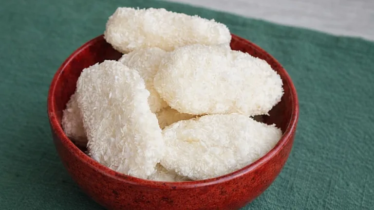 Imagem da Receita de Cocada Saudável Sem Açúcar e Sem Lactose.