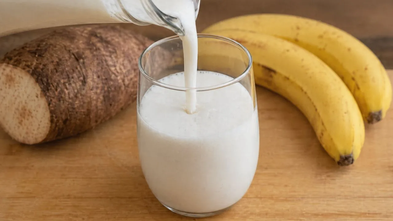 Imagem da Receita de Vitamina de Inhame com Banana e Leite.