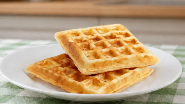Imagem da Receita de Waffle Salgado Low Carb .
