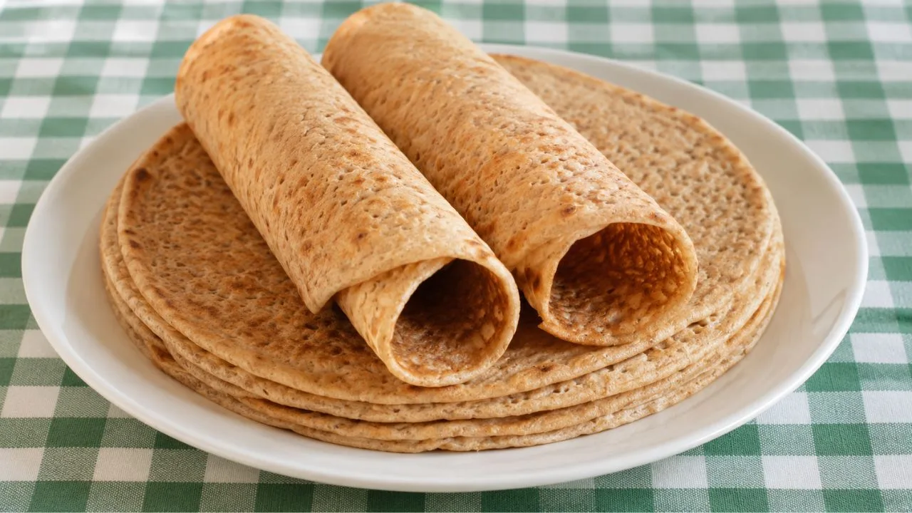 Imagem da Receita de Massa de Panqueca com Farinha de Linhaça.