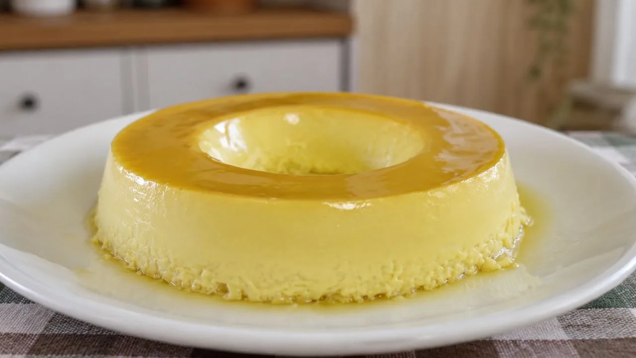 Imagem da Receita de Pudim de Coco Sem Leite Condensado.