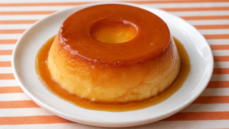 Imagem da Receita de Pudim de Iogurte Natural.