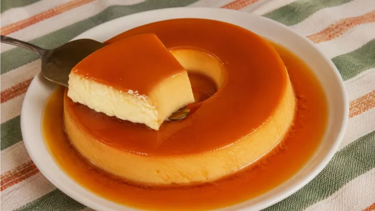 Imagem da receita de Pudim de Iogurte Natural e Leite Condensado.