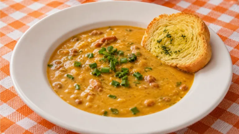 Imagem da Receita de Sopa de Inhame Cremosa com Carne de Panela.