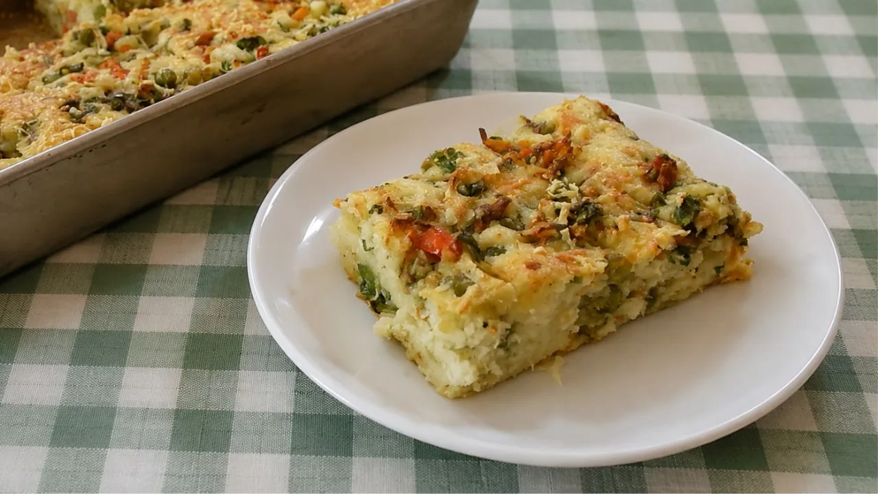 Imagem da Receita de Torta Salgada de Sardinha Sem Glúten.