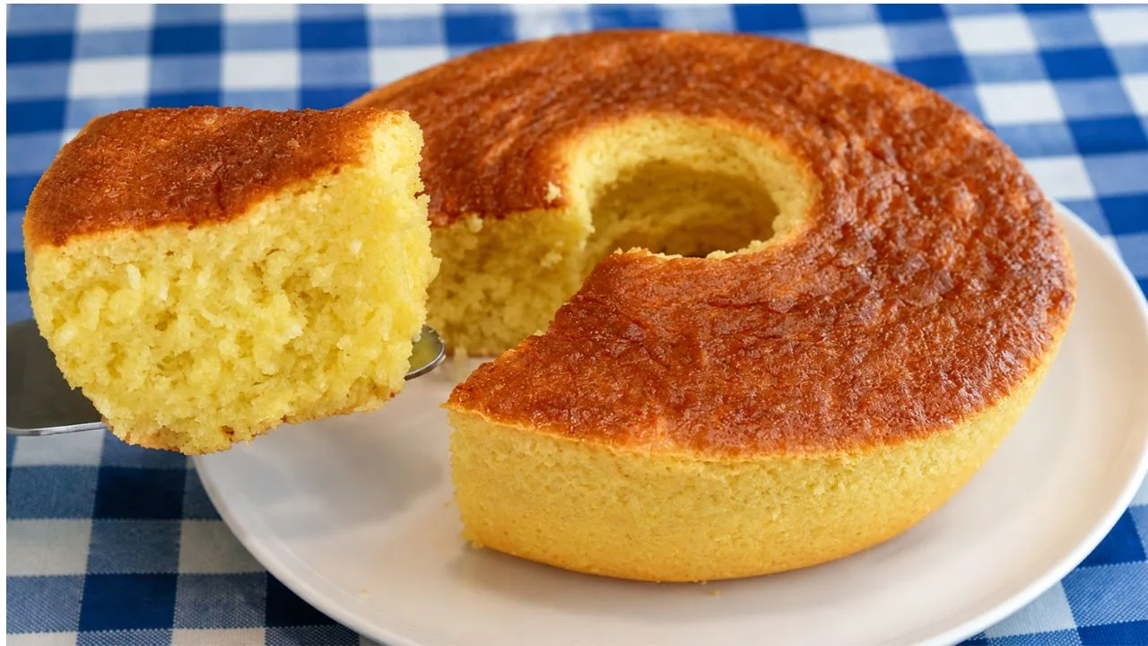 Imagem da receita de Bolo de Tapioca Sem Glúten e Sem Lactose.