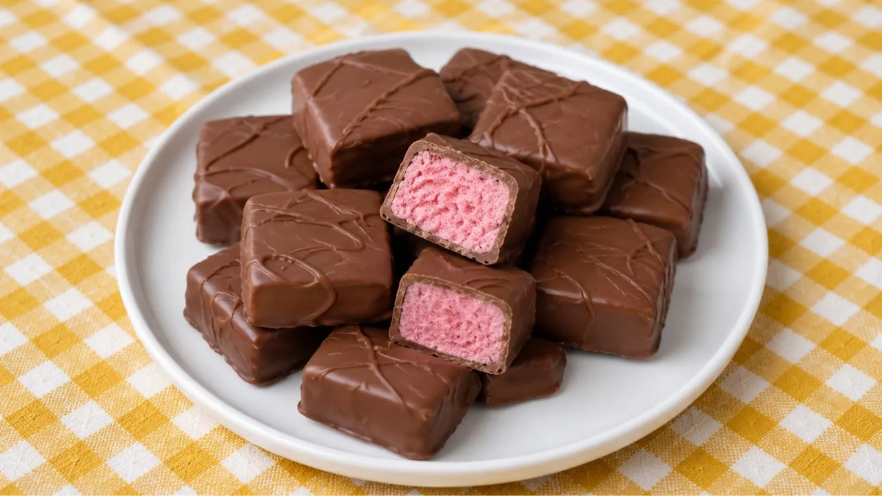 Imagem da Receita de Bombom de Morango Fit.