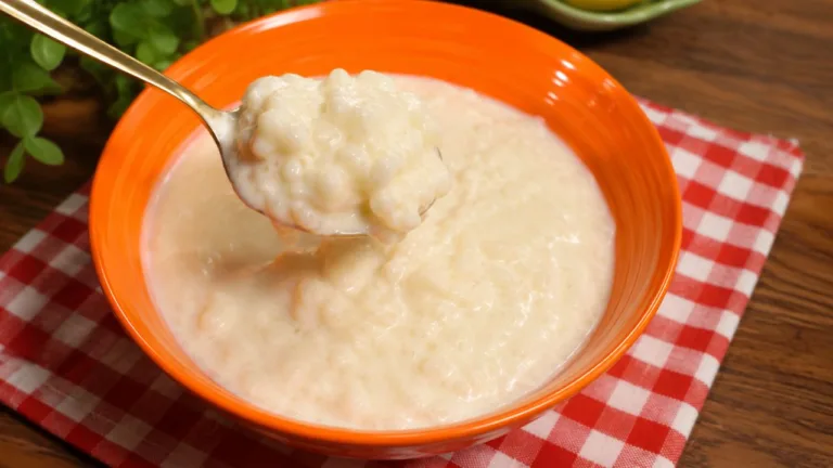 Imagem da Receita de Canjica Sem Leite Condensado e Sem Creme de Leite.