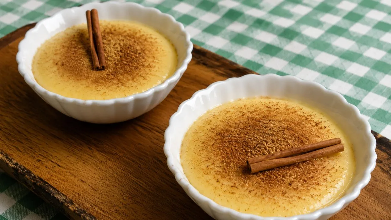 Imagem da Receita de Curau Sem Leite de Vaca e Sem Leite Condensado.