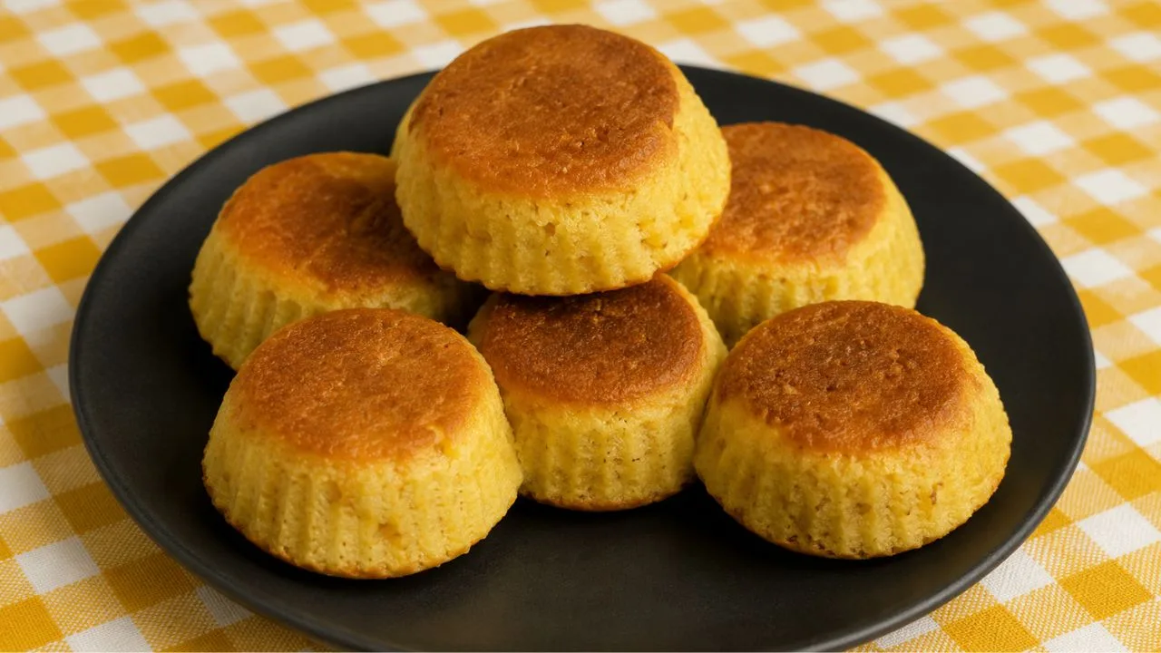 Imagem da Receita de Bolinho de Flocão com Banana para Bebê.