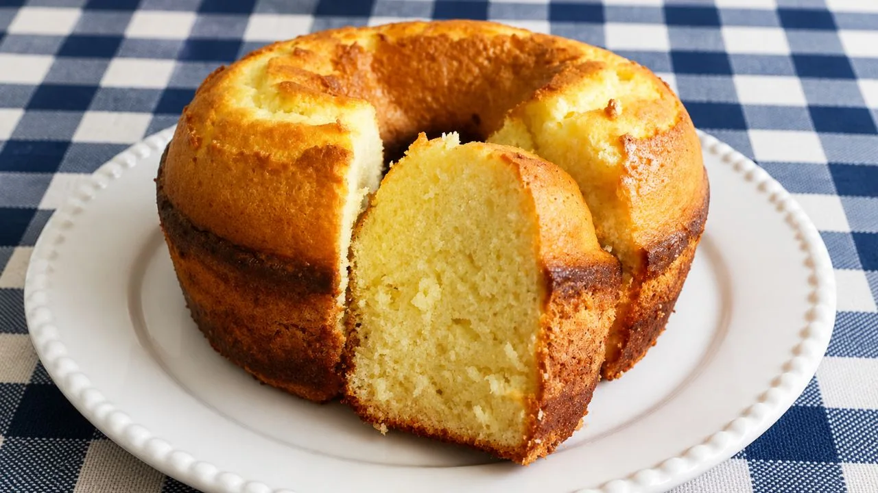 Imagem da Receita de Bolo de Iogurte Sem Óleo e Sem Manteiga.