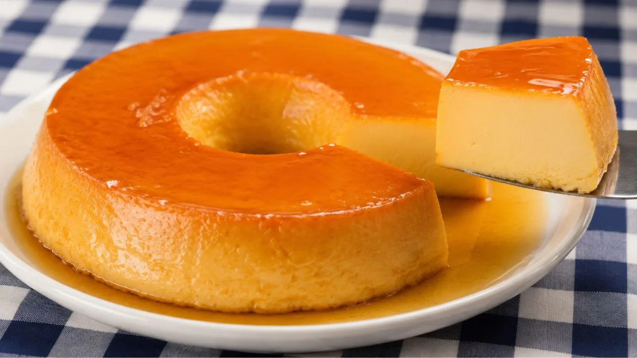 Imagem da Receita de Pudim Sem Leite Condensado.