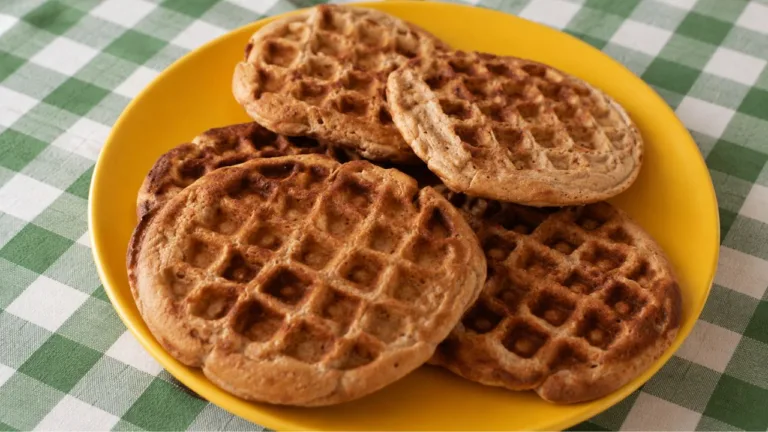 Imagem da Receita de Waffle de Aveia Simples.