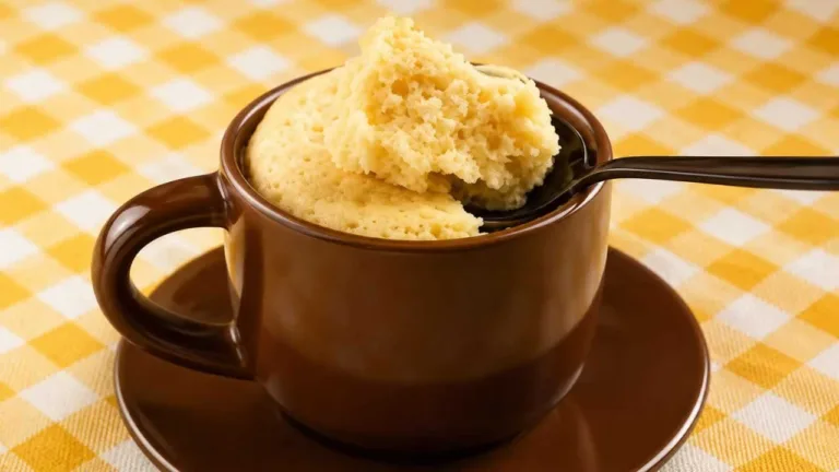 Imagem da Receita de Bolo de Caneca Simples Sem Ovo.
