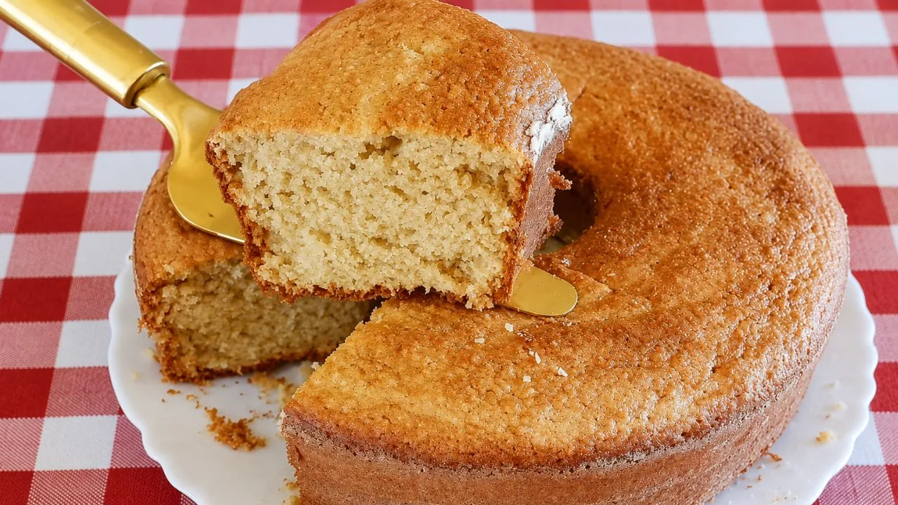 Imagem da Receita de Bolo de Maçã com Aveia de Liquidificador.