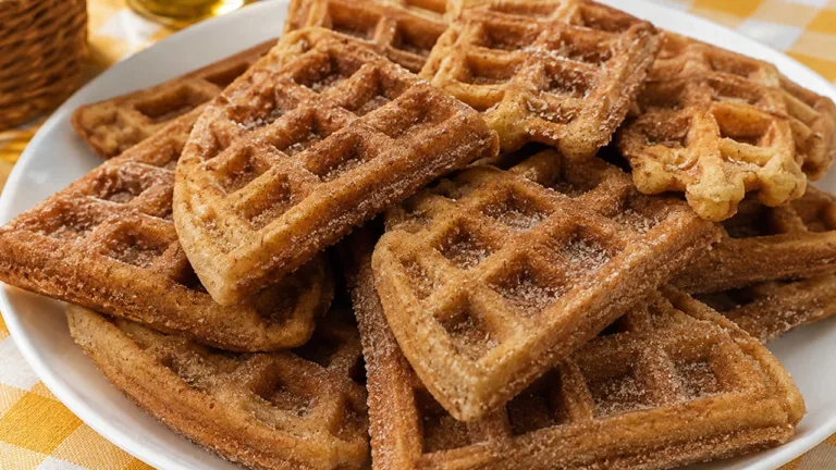 Imagem da Receita de Waffle de Batata Doce.