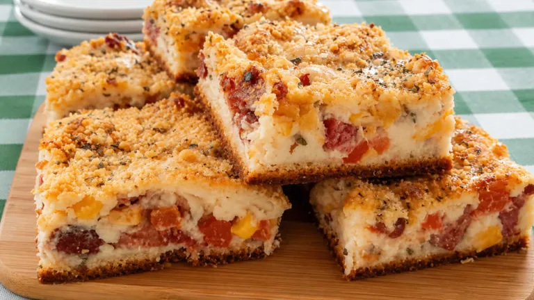 Imagem da Receita de Torta Salgada de Calabresa Sem Glúten.