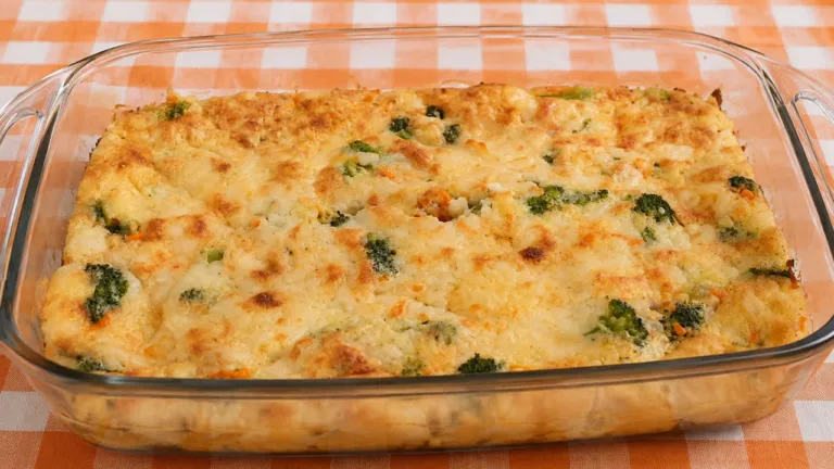 Imagem da Receita de Torta de Brócolis Sem Farinha de Trigo.